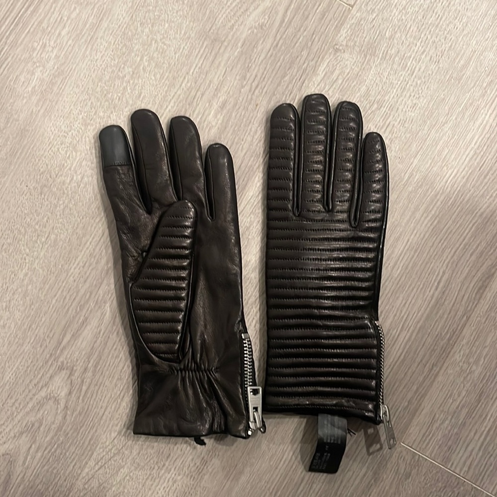 All Saints Leather Gloves